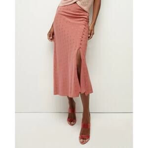 Veronica Beard Silk-blend Franconia Skirt In Faded Rose